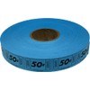 The Ticket Gurus-roll of 2000 "50 Cent" Blue Tickets Single