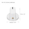 uxcell 10Pcs 6.4mm Shaft Hole Guitar Ampere Effect Pedal Knobs