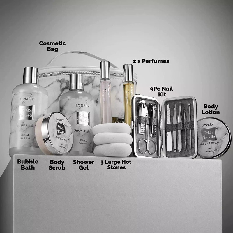 Lovery Spa Gifts for Women, Bath and Body Set, 19pc