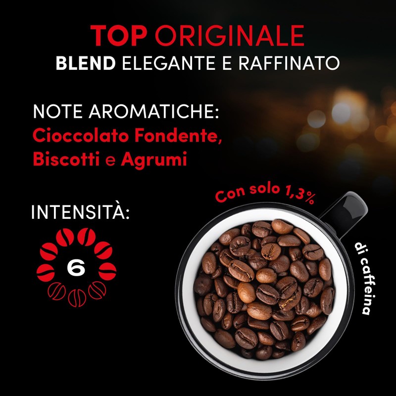 Pellini Caffè in Chicchi Top, Miscela 100% Arabica, Caffè in
