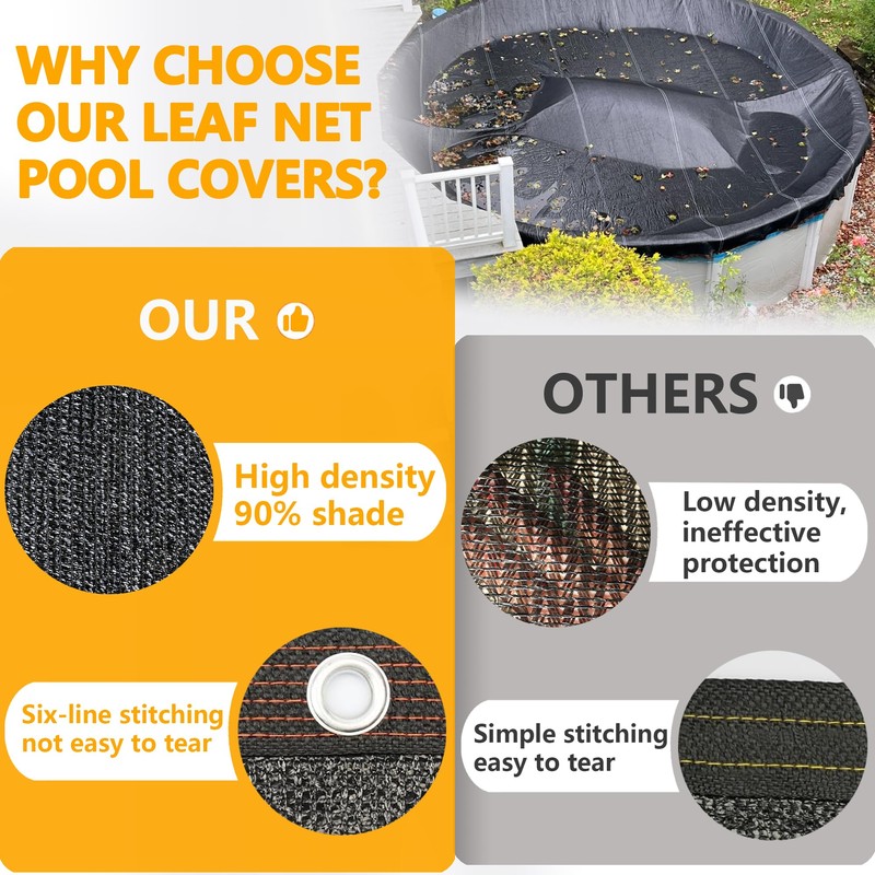 Pool Leaf Net Cover Above Ground Pool Leaf Net Cover