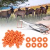 100Pcs Rubber Elastic Sheep Cow Pig Tail Castration Pliers Rings