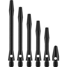 DESIGNA DARTS 10 Sets Anodized Aluminum X Short Black Metal Dart Shafts 29mm
