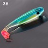 Rubber Fish Set with Glow Stick/Attractant Channel 12 cm Rubber