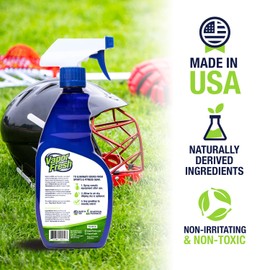 Vapor Fresh Sports Cleaner and Deodorizer - For Boxing Gloves, Sports Pads, Helmets, Gym Bags, Gym Equipment and More - Naturally Powered By Plants, 16 Fl Oz (1-Pack)