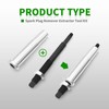 Yunnergo 65600 Broken Spark Plug Remover Extractor Tool Kit Compatible