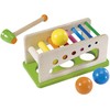 Selecta 62017 Battino wooden punch game, 22 cm, multi-coloured