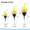 THKFISH Fishing Bobber, Wooden Slip Bobber for Fishing, Fishing Float