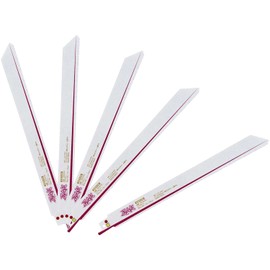 SK11 ZAK AF03-22/5 Reciprocating Saw, Metal Cutting, Total Length 8.9 inches (225 mm), Thread Count: 24, Pack of 5