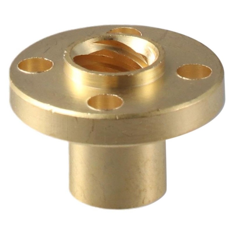 Fudeshe 2PCS Lead Screw Brass Nut, T8 Lead Screw,Anti Backlash