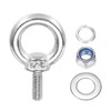 PATIKIL M4 x 10mm Lifting Shoulder Eye Bolts Set of