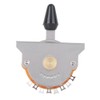 5-Way Electric Guitar Switch Metal Plastic with Screws Musical Instrument