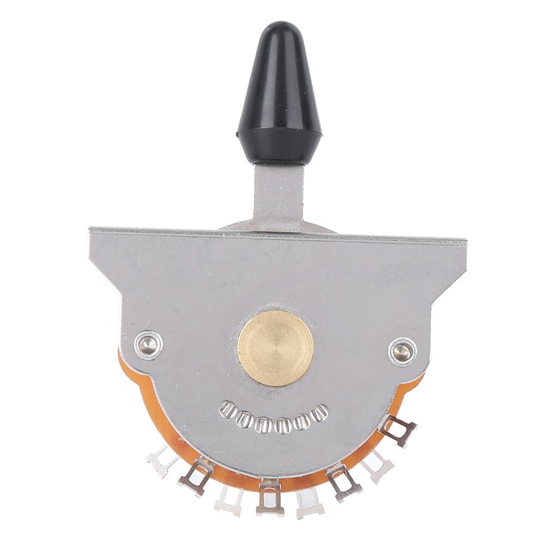 5-Way Electric Guitar Switch Metal Plastic with Screws Musical Instrument