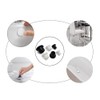 UUYYEO 200 Pcs 3 mm Plastic Screw Hole Plugs White