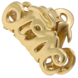 Camila-Paris CP3286 Pinza francesa para el pelo para mujer, 2 pulgadas, pinzas para el pelo para niñas, mandíbula dorada, accesorios para el cabello duraderos y de peinado para mujeres, agarre fuerte