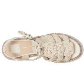Dolce Vita Women's LATICE Fisherman Sandal, Oatmeal Knit, 8