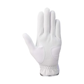 Callaway Gloves HYPER COOL DUAL WMS WHT/SLV 21 25 (21 cm) For Both Hands, White/Silver, Women's