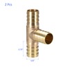M METERXITY 2PCS Brass Hose Outlet Fitting 16mm Outside Diameter