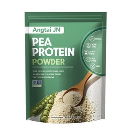 Angtai JN Pea Protein Powder, 24g of Plant-Based Protein, Unflavored, Vegan, Gluten-Free, Non-GMO, No Added Sugar, Easily Digested Isolate Form, 2 lb (30 Servings), Ideal for Vegetarians, Fitness