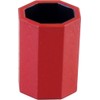 Fukui Craft 3-1474-2 Toothpick Holder, Octagonal Wood Grain Toothpick Holder,