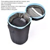 flexman Pack of 4 Lens Bag with Zip, Lens Bag