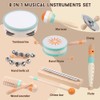 Toddlers Musical Instruments-Baby Montessori Wooden Musical Toys for Toddlers 1-3