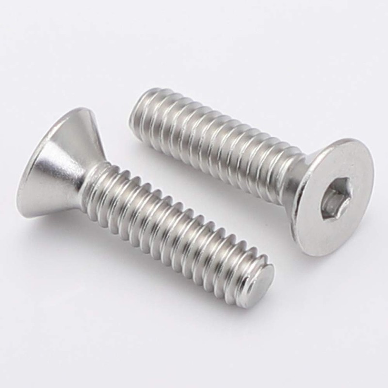 MewuDecor 1/4-20 x 3/4" Flat Head Socket Cap Screws, Allen