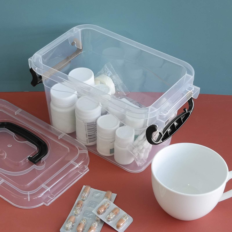 Callyne Mini cubos de plástico de 1,5 litros, 6 paquetes