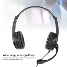 Bewinner PC 3033 Gaming Headset with Microphone, 3.5 mm Audio Jack Over Ear Headphones, Noise Cancelling Surround Stereo Gaming Headphones with Cable for PC Laptop
