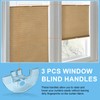 3 Pack Cordless Honeycomb Shade Lift Handles for Graber Bali