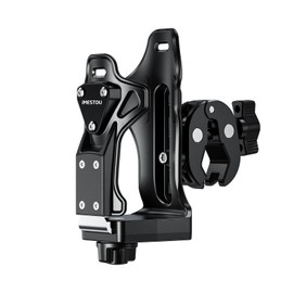 iMESTOU Motorcycle Cup Holder, ATV Water Bottle Holder Compatible with 50-90mm Dia. Cups Drinking Bottles Fits for 12-45mm Handlebars on Bike Scooter Stroller Golf Cart Wheelchair...