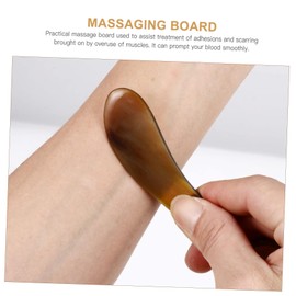 TOVINANNA Ox Horn Muscle Roller Manual Massager Wheel Back Leg Shoulder Hand Neck Face Massage Tool Muscle Improve Blood Circulation