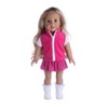 NIXNUT Doll Clothes Winter Outfit Jacket Vest Top with Bowknot