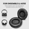 Avantree Black Replacement Earpads for Ensemble & AS50 Wireless TV