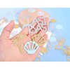 Beach Bachelorette Party Decorations - Champagne Seashell Confetti,Last Toast On