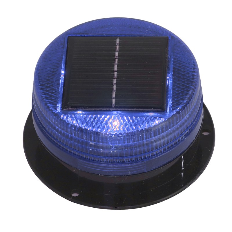 Solar Warning Strobe Light 6 High Brightness Bead Waterproof Construction