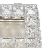 Crystal Rectangle Tissue Box Napkin Holder Rhinestone Tissue Storage Case