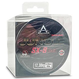Saenger Unisex - Adult Anaconda AC Jungle SX-8 Braid Sinking 300 m 0.20 mm/12.30 kg