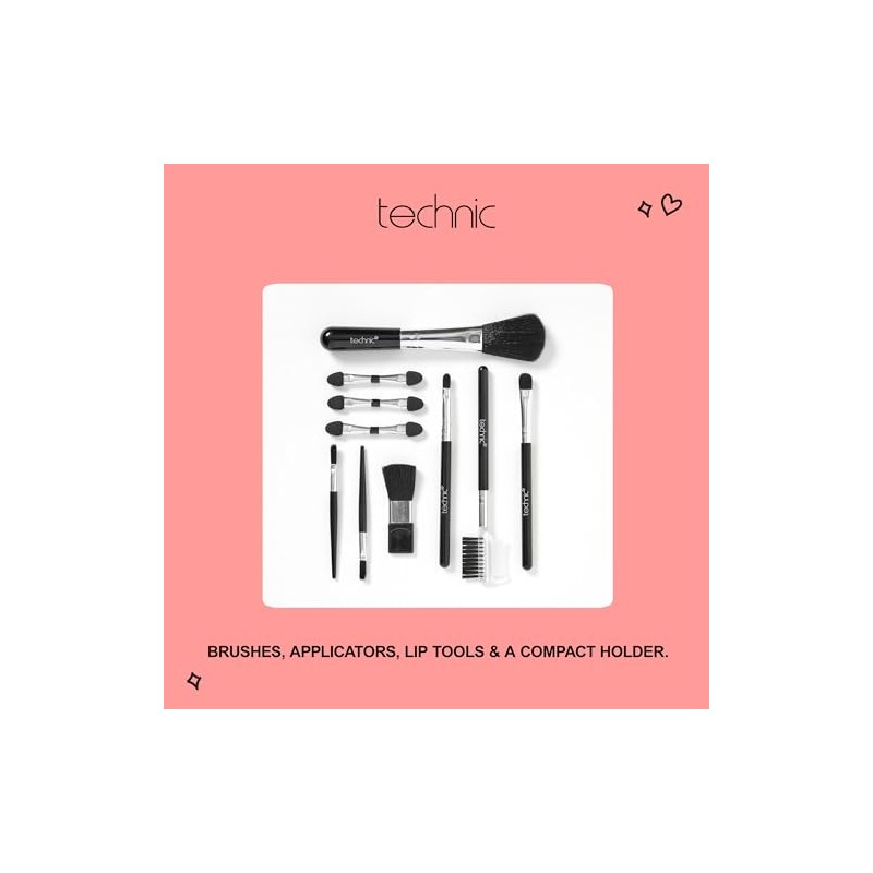 Technic Super Beauty Case - 48-Piece Portable Makeup and Nail