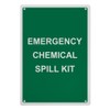 Emergency Chemical Spill Kit Sign, 8.5 x 11 in" OSHA