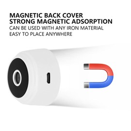 Fockety A9 Mini Camera Security Camera, 1080P APP Camera USB Nanny Cam with Night Vision, Magnetic Stand, Camera for Baby Monitor, Pet Camera, Indoor and Outdoor (White)