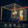 Solar Rope Lights, 66ft 200LED Solar String Lights, 8 Modes