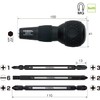 VESSEL BALL GRIP 1/4" Hex. Bit Interchangeable Screwdriver (Bit 3PC.