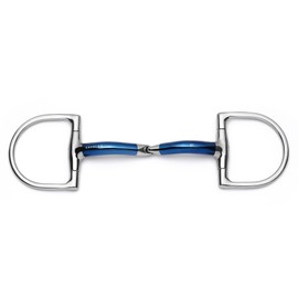 Cavalon Hunter D-Ring Locking Single Joint Sweet Iron Snaffle Bit (5.5")