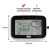 ADE Funk-Bratenthermometer | Digitales Grill-Thermometer mit Touch-Display, Funkempfänger, Messgabel aus