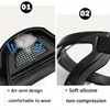 Adjustable Full Coverage Face Shield - 1pc Transparent Plastic Protective