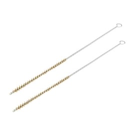 sourcing map Cleaning Brush 6 mm Diameter Copper Wire Tube DE de Pack of 2