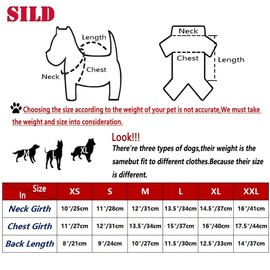 SILD Pet Denim Jumpsuit Dog Jeans Hoodies Cool Blue Coat Medium Small Dogs Classic Jacket Puppy Blue Vintage Washed Vests (XXL)