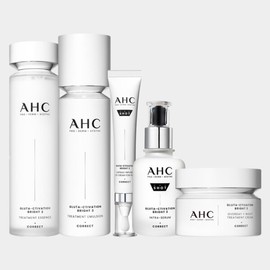ahc (현대Hmall)AHC 프로샷 글루타 브라이트닝 5종 세트(세럼+아이크림+에멀전+에센스+크림) (Hyundai Hmall) AHC Pro Shot Glutathione Brightening 5-Piece Set (Serum + Eye Cream + Emulsion + Essence + Cream)