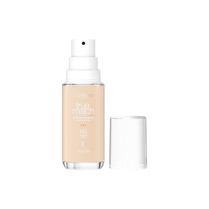 L'Oreal Paris True Match Super-Blendable Foundation, Medium Coverage Liquid Foundation